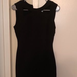 Calvin Klein black pencil dress